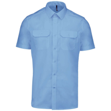 KARIBAN KA503 MEN'S SHORT-SLEEVED PILOT SHIRT 2XL