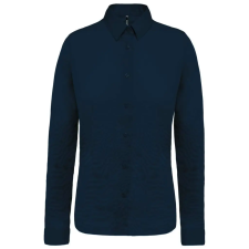 KARIBAN KA510 LADIES’ LONG-SLEEVED COTTON POPLIN SHIRT M munkaruha