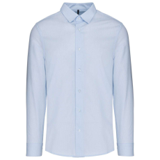 KARIBAN KA513 MEN’S LONG-SLEEVED COTTON POPLIN SHIRT M