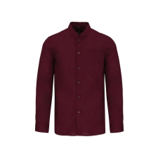 KARIBAN KA515 MEN'S LONG-SLEEVED MANDARIN COLLAR SHIRT 2XL munkaruha