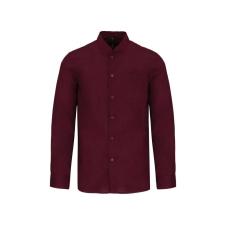 KARIBAN KA515 MEN&#039;S LONG-SLEEVED MANDARIN COLLAR SHIRT S munkaruha