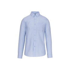 KARIBAN KA516 LONG-SLEEVED WASHED OXFORD COTTON SHIRT XL