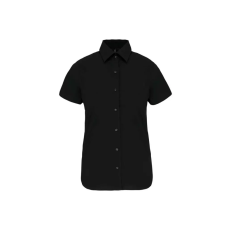KARIBAN KA532 LADIES' SHORT-SLEEVED COTTON/ELASTANE SHIRT M