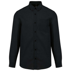 KARIBAN KA533 MEN&- 039;S LONG-SLEEVED OXFORD SHIRT 2XL