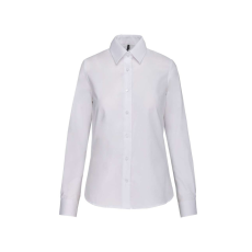 KARIBAN KA534 LADIES' LONG-SLEEVED OXFORD SHIRT XS