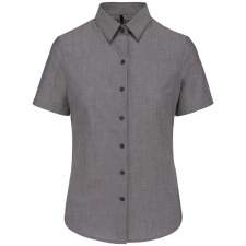 KARIBAN KA536 LADIES' SHORT-SLEEVED OXFORD SHIRT 3XL munkaruha
