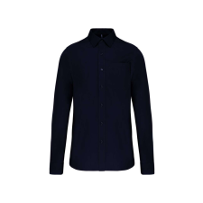 KARIBAN KA541 MEN&#039;S LONG-SLEEVED COTTON POPLIN SHIRT 2XL munkaruha