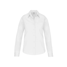 KARIBAN KA542 LADIES' LONG-SLEEVED COTTON POPLIN SHIRT 2XL