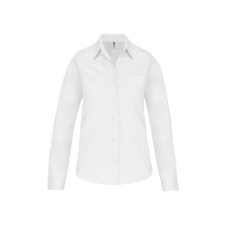 KARIBAN KA542 LADIES&#039; LONG-SLEEVED COTTON POPLIN SHIRT M munkaruha
