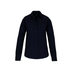 KARIBAN KA542 LADIES' LONG-SLEEVED COTTON POPLIN SHIRT XL