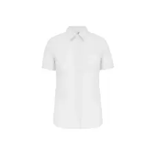 KARIBAN KA544 LADIES' SHORT-SLEEVED COTTON POPLIN SHIRT M munkaruha