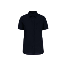 KARIBAN KA544 LADIES&#039; SHORT-SLEEVED COTTON POPLIN SHIRT XL munkaruha