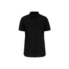 KARIBAN KA544 LADIES' SHORT-SLEEVED COTTON POPLIN SHIRT XL