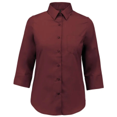 KARIBAN KA558 LADIES' 3/4 SLEEVED SHIRT S