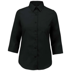 KARIBAN KA558 LADIES' 3/4 SLEEVED SHIRT XS