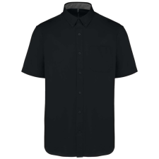 KARIBAN KA587 MEN&#039;S ARIANA III SHORT-SLEEVE COTTON SHIRT M munkaruha