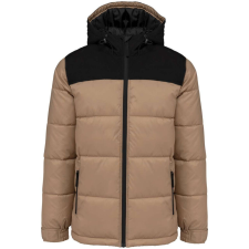 KARIBAN KA6163 UNISEX BI-TONE PADDED JACKET WITH HOOD 3XL férfi kabát, dzseki