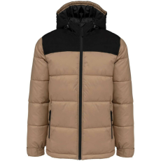 KARIBAN KA6163 UNISEX BI-TONE PADDED JACKET WITH HOOD 4XL