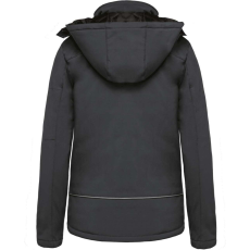 KARIBAN KA651 LADIES’ HOODED SOFTSHELL LINED PARKA M