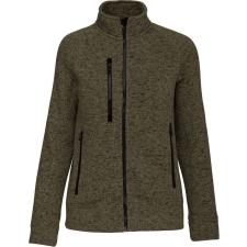 KARIBAN KA9107 LADIES&amp;- 039; FULL ZIP HEATHER JACKET L női pulóver, kardigán