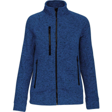 KARIBAN KA9107 LADIES&- 039; FULL ZIP HEATHER JACKET XL női pulóver, kardigán