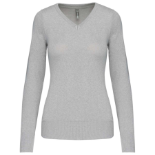 KARIBAN KA966 LADIES' V-NECK JUMPER S munkaruha