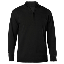 KARIBAN KA970 MEN&#039;S ZIP NECK JUMPER S munkaruha
