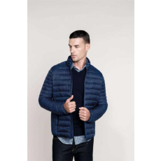 KARIBAN Kabát Kariban férfi bélelt ultra könnyű férfi (100%poliamid) marl dark grey, 4XL