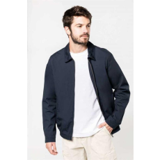 KARIBAN Kabát Kariban férfi cipzáras 2 oldalzseb 1 belső zseb férfi (100%pamut) beige, M