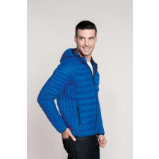 KARIBAN Kabát Kariban férfi kapucnis férfi, light royal blue, L munkaruha