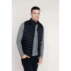 KARIBAN Kabát Kariban férfi ujjatlan férfi, marl dark grey, S