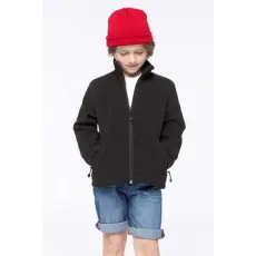 KARIBAN Kabát Kariban gyerek cipzáras gyapjú gyerek, red, 10/12