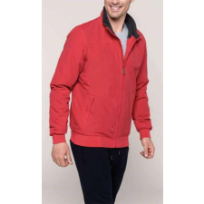 KARIBAN Kabát Kariban unisex, red/dark grey, 4XL munkaruha