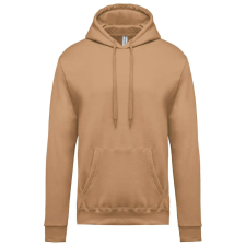 KARIBAN kapucnis férfi pulóver KA476, Camel-XS férfi pulóver, kardigán