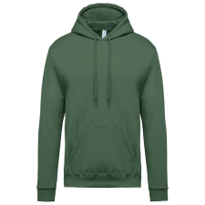 KARIBAN kapucnis férfi pulóver KA476, Earthy Green-2XL férfi pulóver, kardigán
