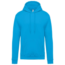 KARIBAN kapucnis férfi pulóver KA476, Hawaii Blue-4XL