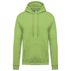 KARIBAN kapucnis férfi pulóver KA476, Lime-XS