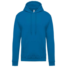 KARIBAN kapucnis férfi pulóver KA476, Tropical Blue-4XL férfi pulóver, kardigán