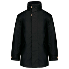 KARIBAN kapucnis kabát steppelt béléssel KA677, Black-S