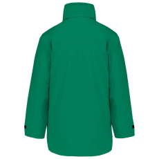KARIBAN kapucnis kabát steppelt béléssel KA677, Kelly Green-3XL