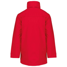 KARIBAN kapucnis kabát steppelt béléssel KA677, Red-L