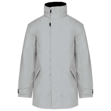 KARIBAN kapucnis kabát steppelt béléssel KA677, Snow Grey-4XL