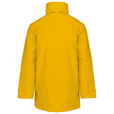 KARIBAN kapucnis kabát steppelt béléssel KA677, Yellow-XS férfi kabát, dzseki