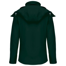 KARIBAN kapucnis Női softshell dzseki KA414, Bottle Green-3XL