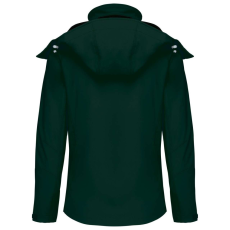 KARIBAN kapucnis Női softshell dzseki KA414, Bottle Green-S