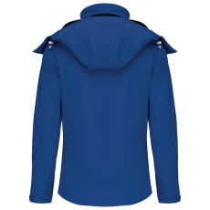 KARIBAN kapucnis Női softshell dzseki KA414, Dark Royal Blue-2XL