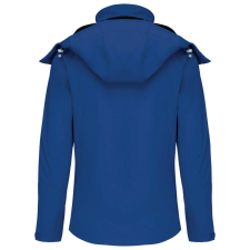 KARIBAN kapucnis Női softshell dzseki KA414, Dark Royal Blue-4XL női dzseki, kabát
