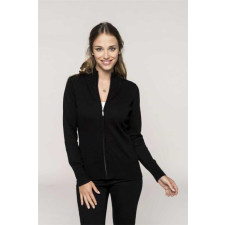 KARIBAN Kardigán Kariban női női (50%pamut akril 290g/m2) black, 3XL munkaruha