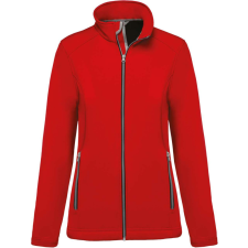 KARIBAN két rétegű Női softshell dzseki KA425, Red-S női dzseki, kabát