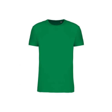 KARIBAN körkötött organikus férfi póló rövid ujjú KA3032IC, Kelly Green-2XL